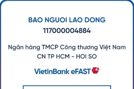 Số tài khoản quyên góp ủng hộ đồng bào bị thiệt hại do bão số 3