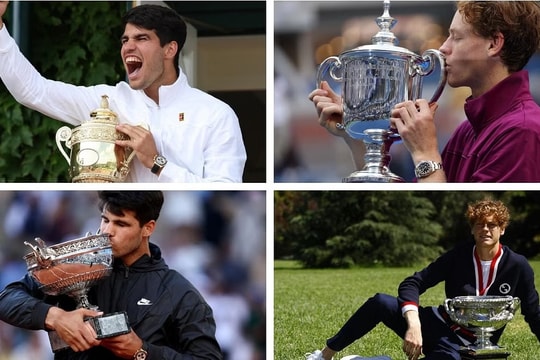 Quần vợt thế giới 2024: Sinner và Alcaraz có thể thống trị như Big Three?