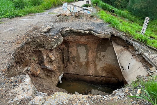 Khẩn trương sửa chữa điểm sạt lở tại đê biển Diễn Hùng (Diễn Châu)