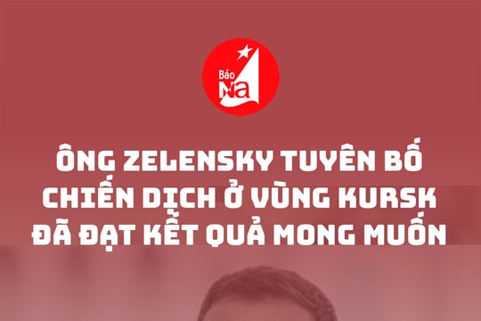 Ông Zelensky tuyên bố chiến dịch ở vùng Kursk đã đạt kết quả mong muốn