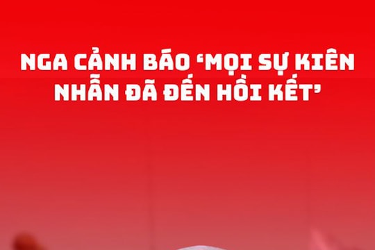 Nga cảnh báo ‘mọi sự kiên nhẫn đã đến hồi kết’
