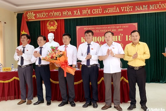 Ông Nguyễn Văn Dũng được bầu giữ chức Phó Chủ tịch UBND huyện Quỳ Châu