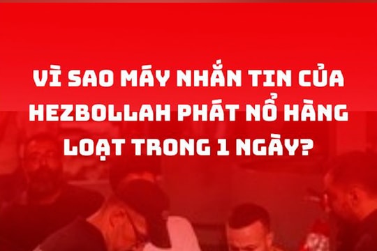 Vì sao máy nhắn tin của Hezbollah phát nổ hàng loạt trong 1 ngày?