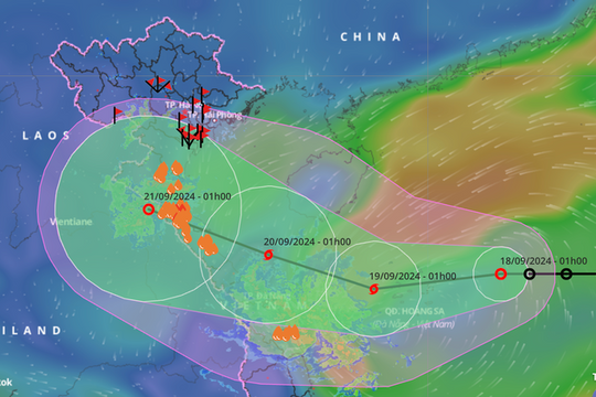 Nghệ An ra công điện khẩn ứng phó với áp thấp nhiệt đới có khả năng mạnh lên thành bão
