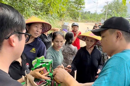 Tùng Moscow & đối tác lan tỏa yêu thương, hướng về đồng bào vùng lũ