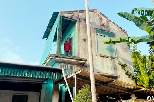 Nhà chòi chống lũ của người dân Nghệ An