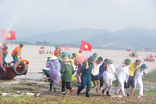 Huyện Hưng Nguyên tổ chức thành công diễn tập phòng, chống lụt bão, tìm kiếm cứu nạn năm 2024