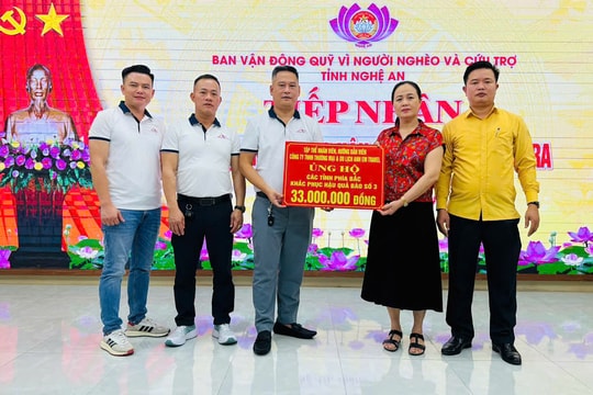 Nghệ An tiếp nhận 71,6 tỷ đồng ủng hộ đồng bào miền Bắc bị thiệt hại do bão số 3