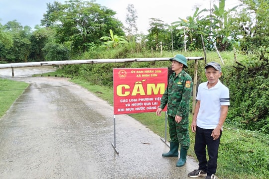 Bộ đội biên phòng Nghệ An sẵn sàng ứng trực phòng chống bão số 4