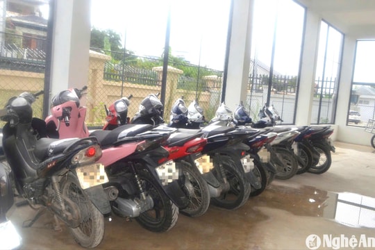 Bắt nhóm trộm xe máy liên tỉnh