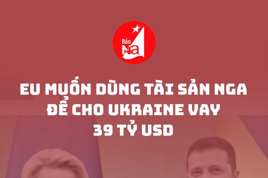 EU muốn dùng tài sản Nga để cho Ukraine vay 39 tỷ USD