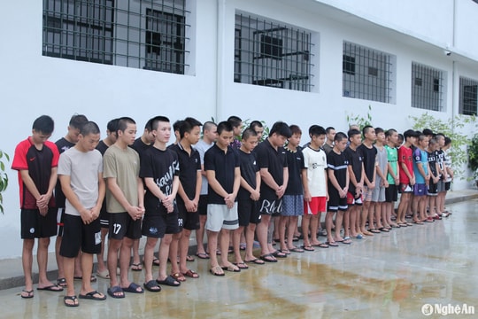 Bắt giữ 51 đối tượng thanh, thiếu niên gây rối trật tự công cộng trên địa bàn TP. Vinh