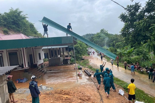 Gần 100 ngôi nhà ở Tương Dương bị ảnh hưởng do mưa bão