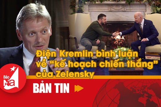 Điện Kremlin bình luận về 'kế hoạch chiến thắng' của Zelensky