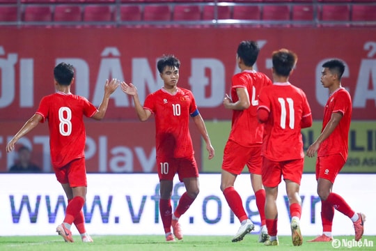 Đội tuyển U20 Việt Nam thắng trận thứ 2 tại vòng loại U20 châu Á