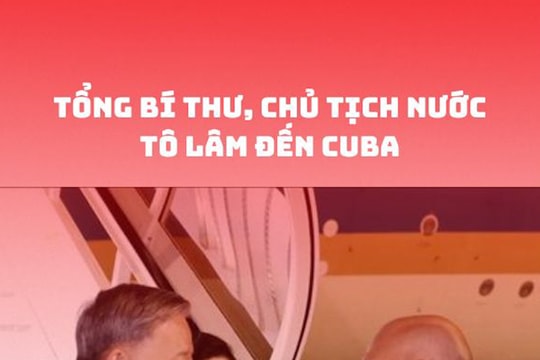 Tổng Bí thư, Chủ tịch nước Tô Lâm đến Cuba