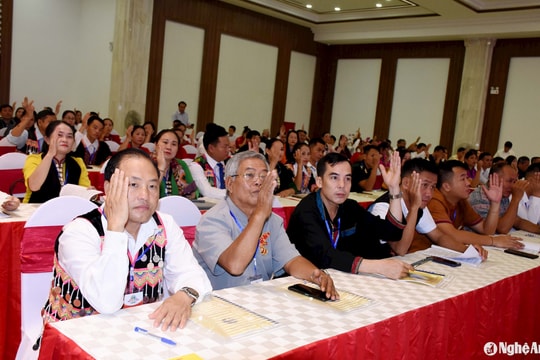 Phiên trù bị Đại hội đại biểu các dân tộc thiểu số tỉnh Nghệ An lần thứ IV