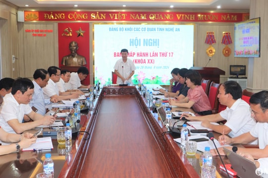 Chọn các đơn vị tiến hành đại hội điểm trong Đảng bộ Khối Các cơ quan tỉnh, nhiệm kỳ 2025 – 2030