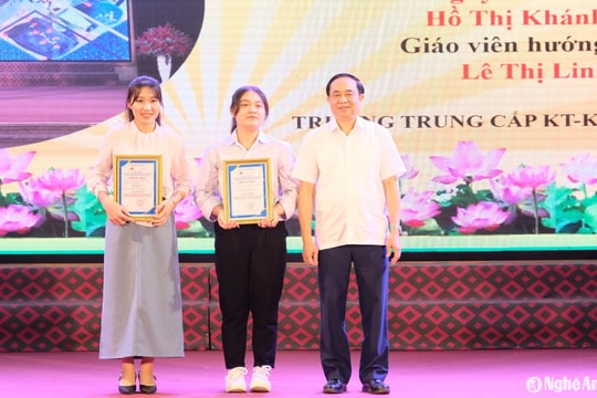 17 dự án được trao giải tại Cuộc thi ý tưởng khởi nghiệp giáo dục nghề nghiệp