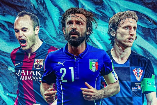 10 tiền vệ thông minh nhất trong lịch sử bóng đá