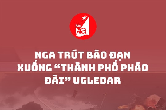 Nga trút bão đạn xuống ‘thành phố pháo đài’ Ugledar