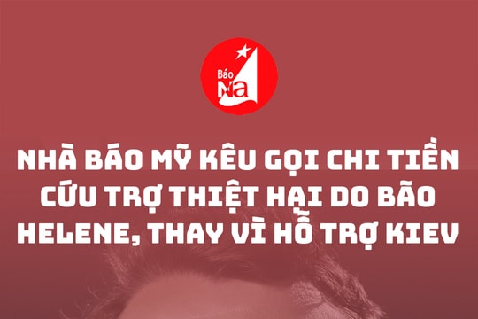 Nhà báo Mỹ kêu gọi chi tiền cứu trợ thiệt hại do bão Helene, thay vì hỗ trợ Kiev