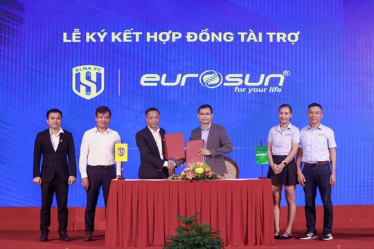 Eurosun - nhà tài trợ Vàng đồng hành cùng CLB Sông Lam Nghệ An và trách nhiệm vì cộng đồng