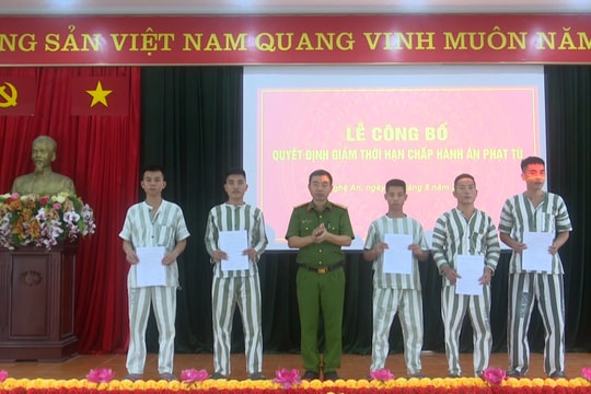 Nghệ An: Đảm bảo công tác đặc xá công khai, minh bạch