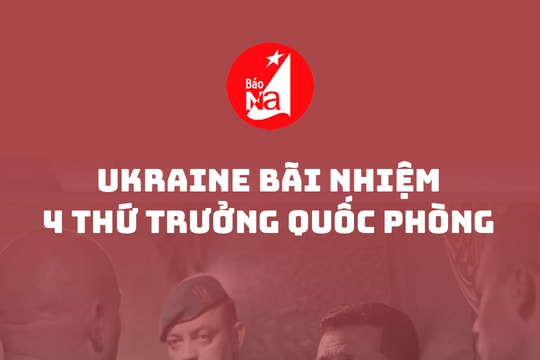 Ukraine bãi nhiệm 4 thứ trưởng quốc phòng