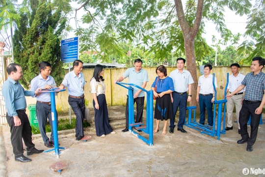 HĐND tỉnh giám sát công tác quản lý, sử dụng thiết chế văn hóa - thể thao tại Thanh Chương