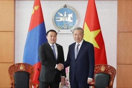 Tổng Bí thư, Chủ tịch nước Tô Lâm hội kiến với Chủ tịch Quốc hội Mông Cổ