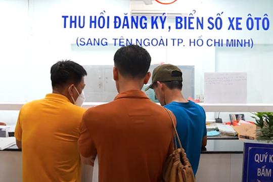Thủ tục đăng ký xe tạm thời khi mua ô tô cũ