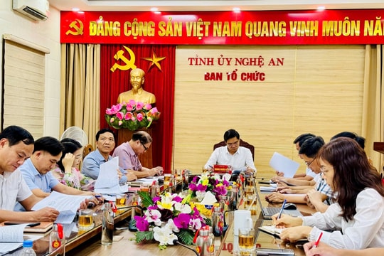 Hội nghị quán triệt một số văn bản mới về công tác tổ chức xây dựng Đảng