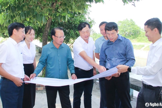 Thường trực Hội đồng nhân dân tỉnh giám sát đầu tư công tại huyện Hưng Nguyên