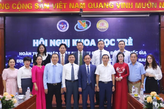 Đại diện 67 trường đại học tham dự Hội nghị Khoa học trẻ năm 2024 tại Trường Đại học Vinh
