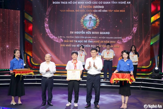 Những gương mặt ‘con ngoan, trò giỏi, cháu Bác Hồ kính yêu’