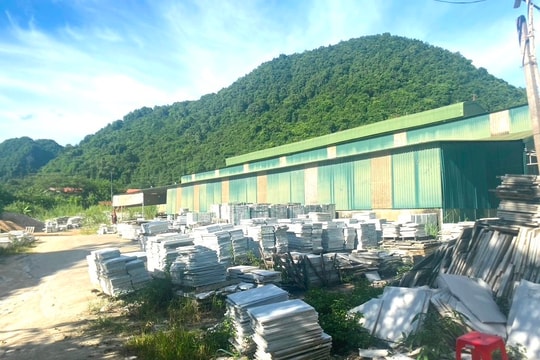 Đá ốp lát, bột đá khó tiêu thụ, nhiều cơ sở ở Quỳ Hợp hoạt động cầm chừng
