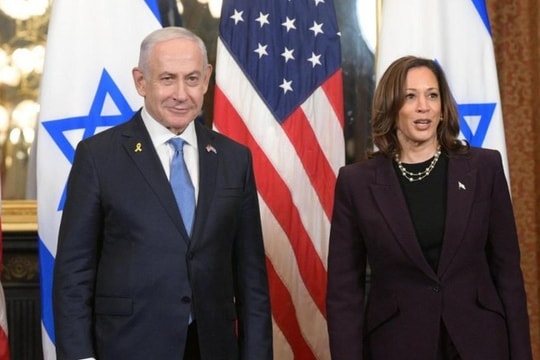 Bà Harris né câu hỏi liệu có xem ông Netanyahu là 'đồng minh'