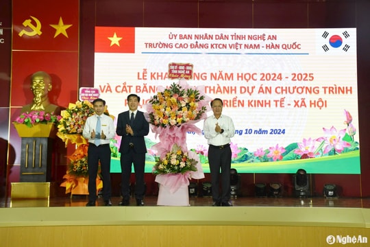Trường Cao đẳng Kỹ thuật Công nghiệp Việt Nam- Hàn Quốc khai giảng năm học 2024-2025