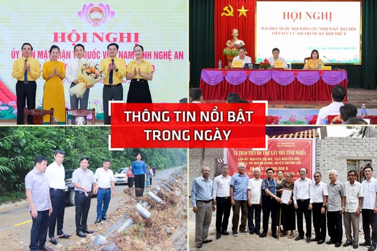 Nghệ An: Thông tin nổi bật ngày 8/10