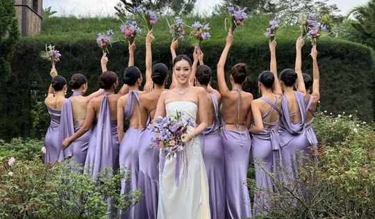 Ảnh cưới của Hoa hậu Khánh Vân gây sốt mạng xã hội