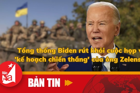 Tổng thống Biden rút khỏi cuộc họp về 'kế hoạch chiến thắng' của ông Zelensky