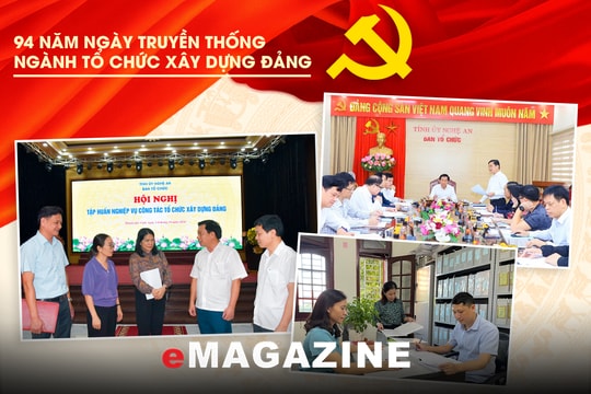 Xây dựng ngành Tổ chức xây dựng Đảng Nghệ An vững mạnh