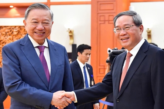 Tổng Bí thư, Chủ tịch nước Tô Lâm tiếp Thủ tướng Trung Quốc Lý Cường