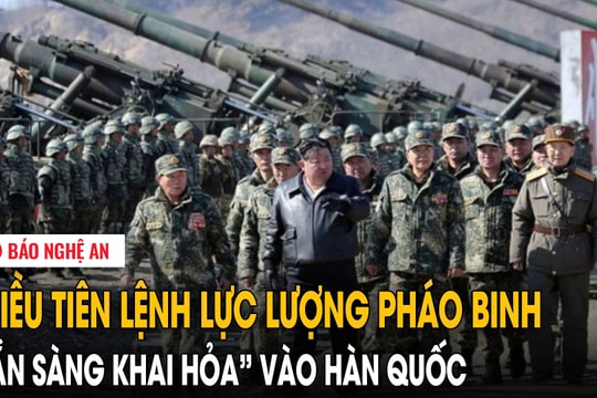 Triều Tiên lệnh lực lượng pháo binh 'sẵn sàng khai hỏa' vào Hàn Quốc