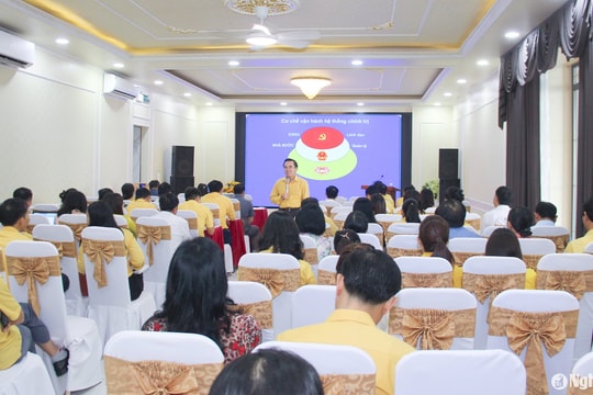 Bồi dưỡng kỹ năng hoạt động cho hơn 400 cán bộ Mặt trận các cấp ở Nghệ An