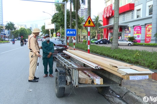 Nghệ An tập trung xử lý xe tự sản xuất, xe kéo trên tất cả các tuyến đường