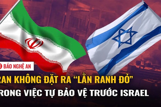 Iran không đặt ra "lằn ranh đỏ" trong việc tự vệ trước Israel