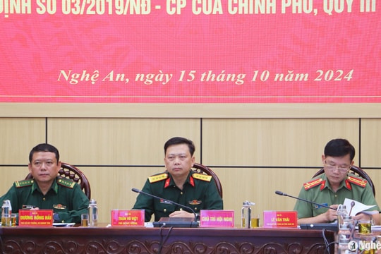 Tăng cường công tác phối hợp giữa các lực lượng công an, quân sự, biên phòng trong bảo đảm trật tự an toàn xã hội