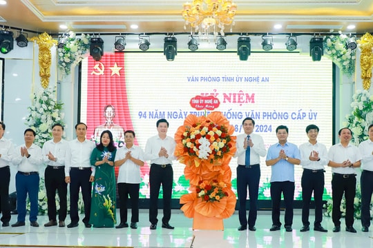 Nghệ An triển khai hướng dẫn xây dựng văn kiện, công tác chuẩn bị đại hội đảng bộ các cấp